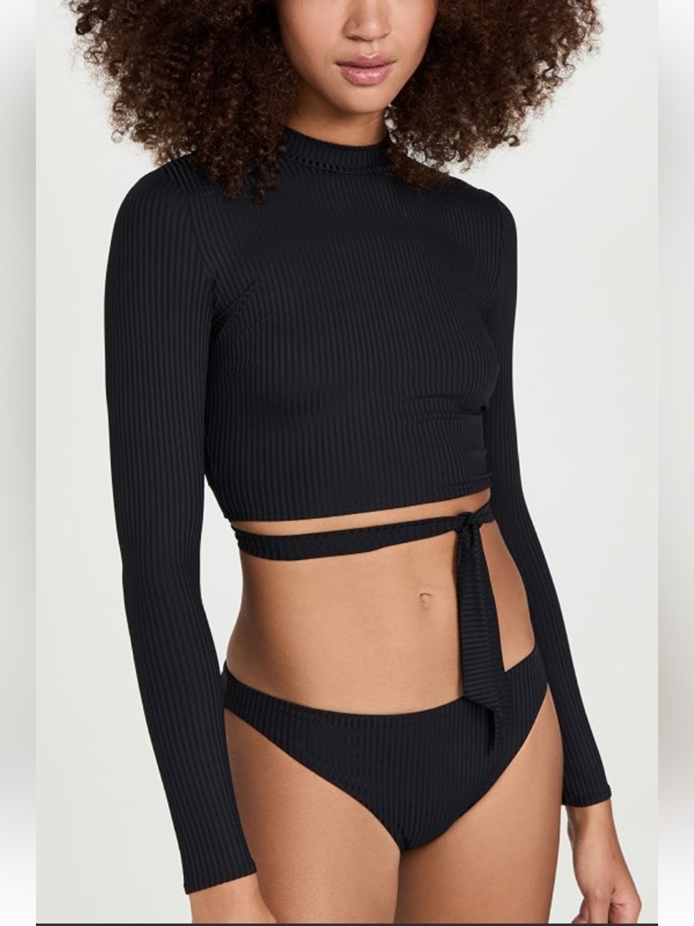 NWT Vitamin A Remy Rashguard EcoRib Black 12/D/XL